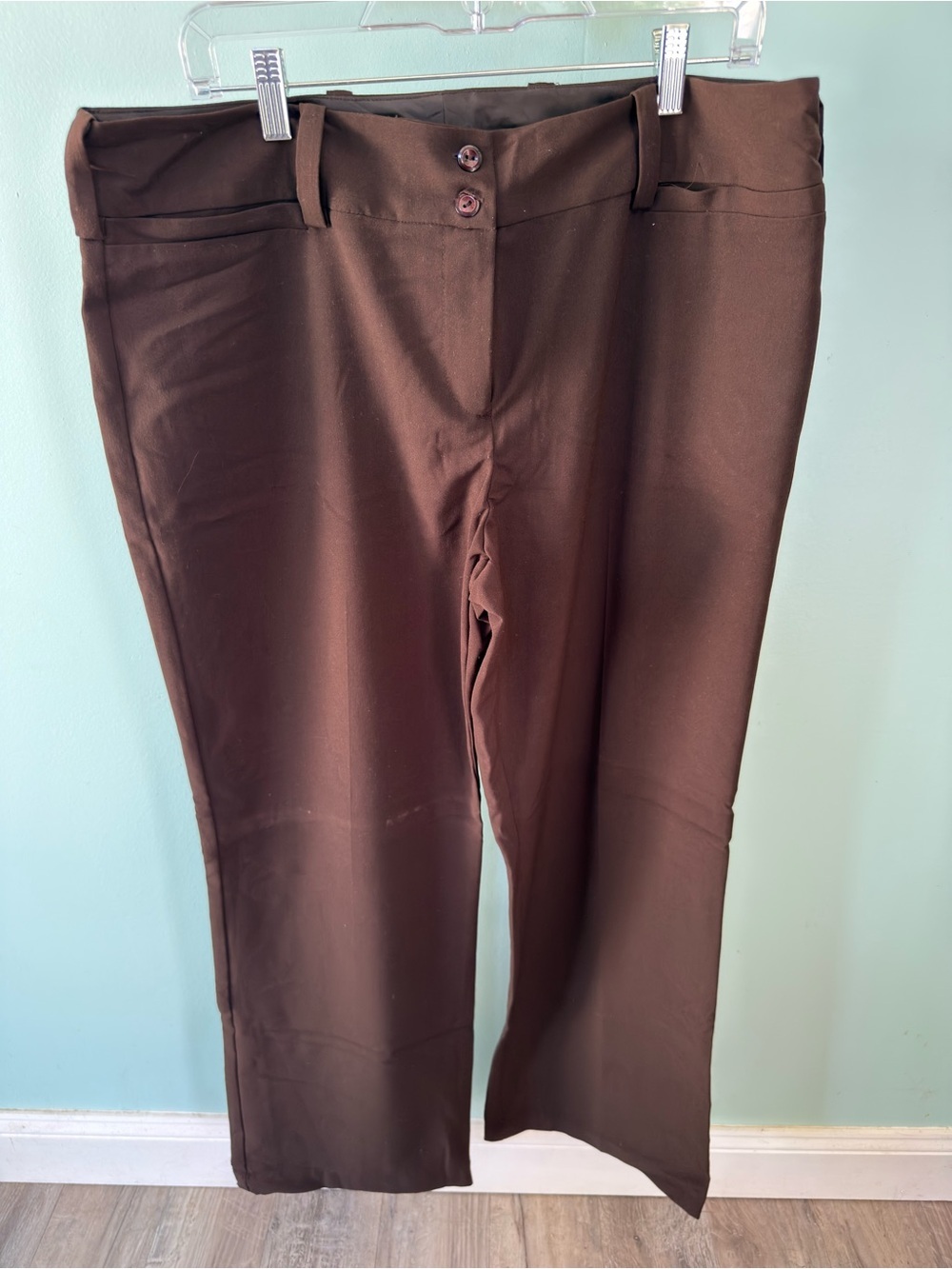 Byer California Brown Dress Pants with Cambridge Label Side 17